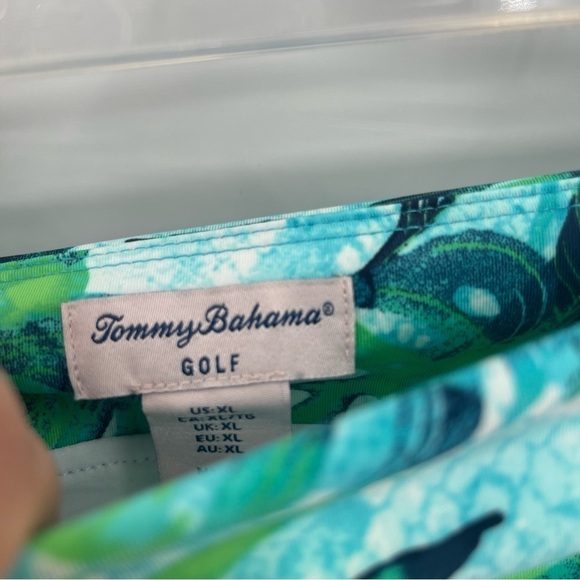 TOMMY BAHAMA Women's Golf Floral Pleated Skort Size XL Pull On Skirt Stretch - Picture 5 of 8